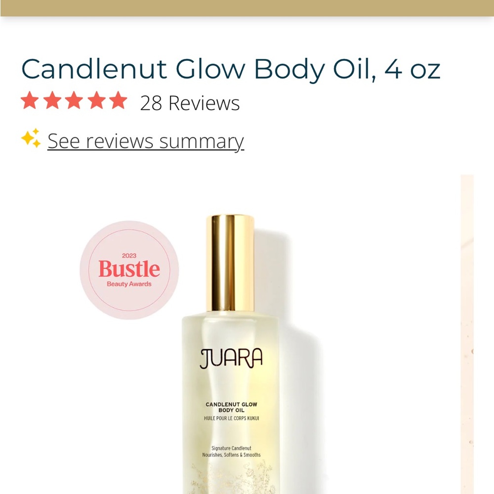 NWT Juara Kartini Body Oil